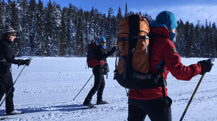 Debra Ireland Arctic Challenge on the lake